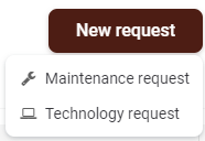 FMX New request button